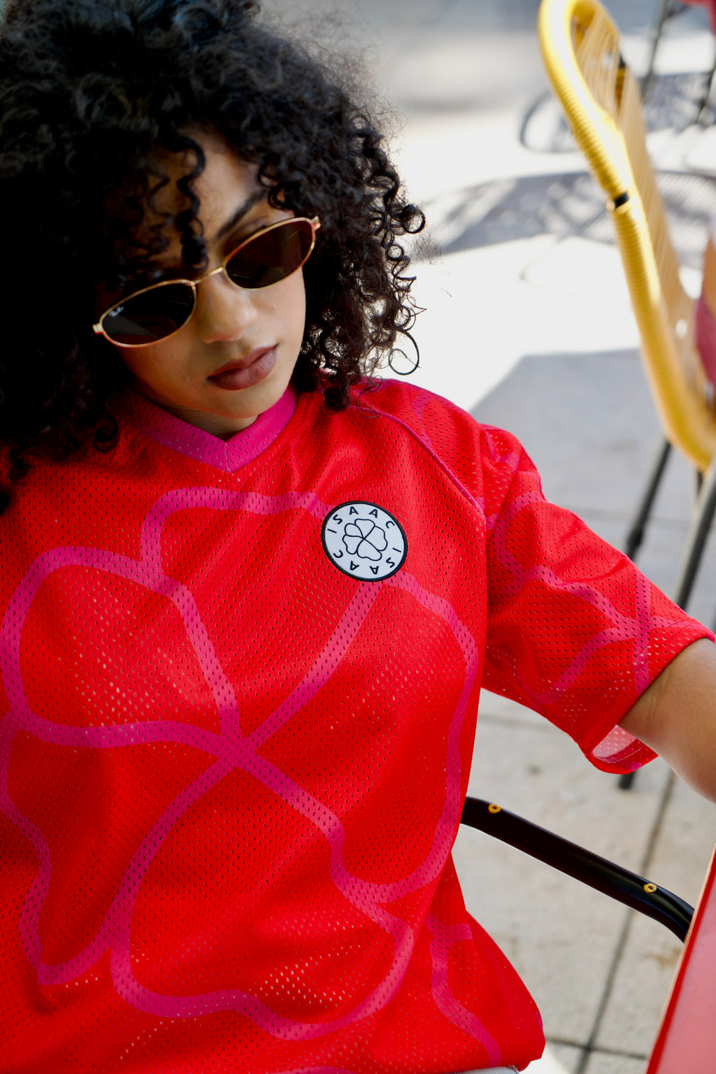 Maillot Streetwear rouge