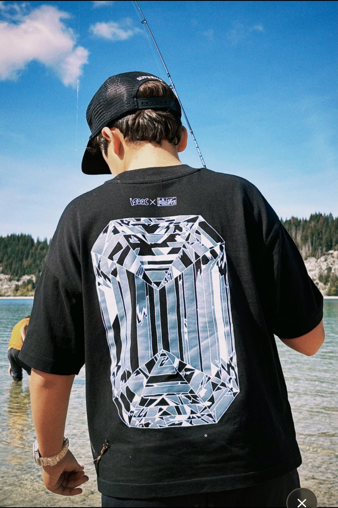 T-shirt noir Diamond