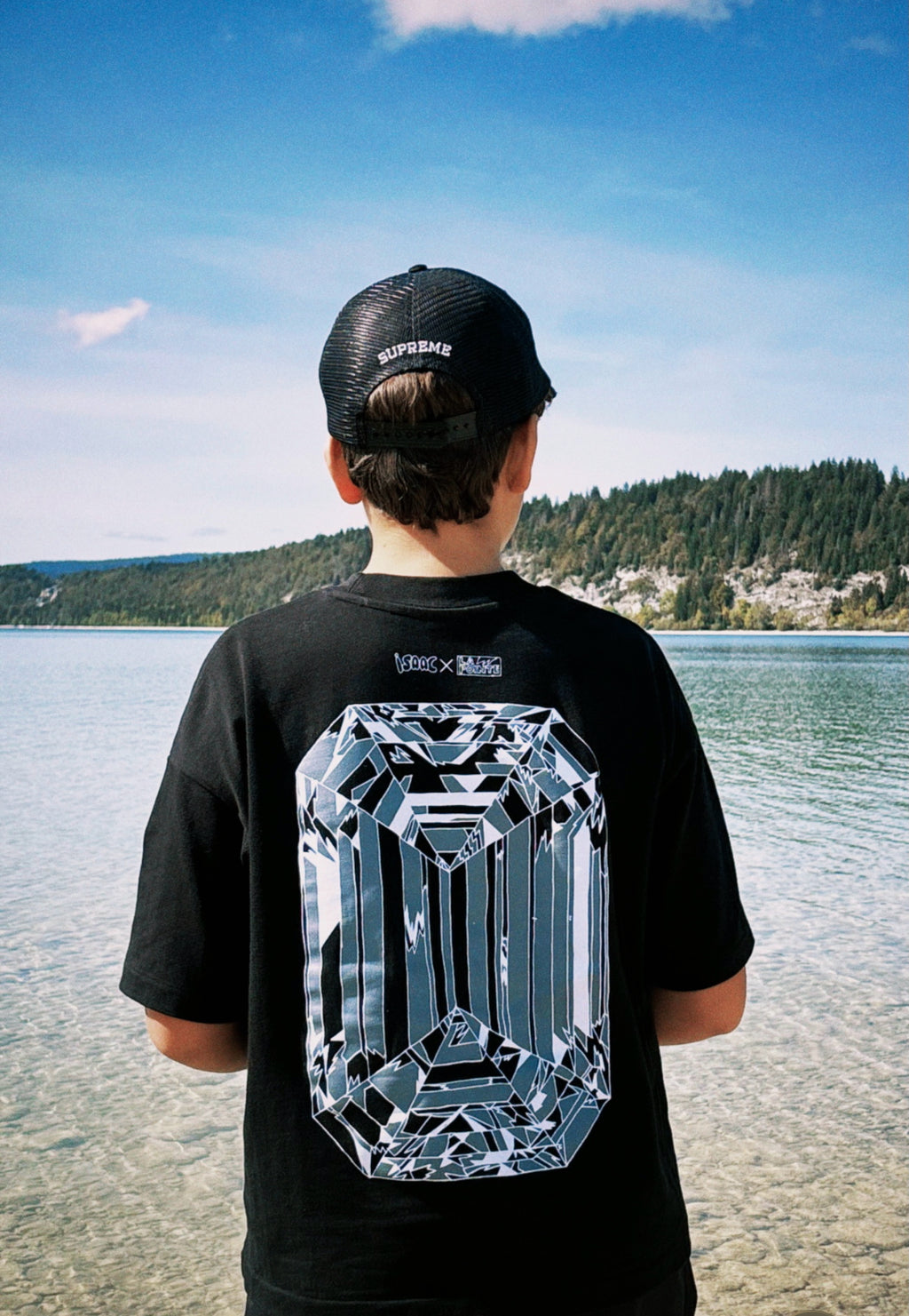 T-shirt noir Diamond