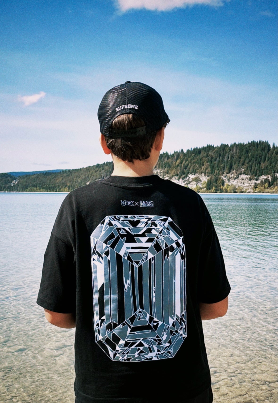 T-shirt noir Diamond