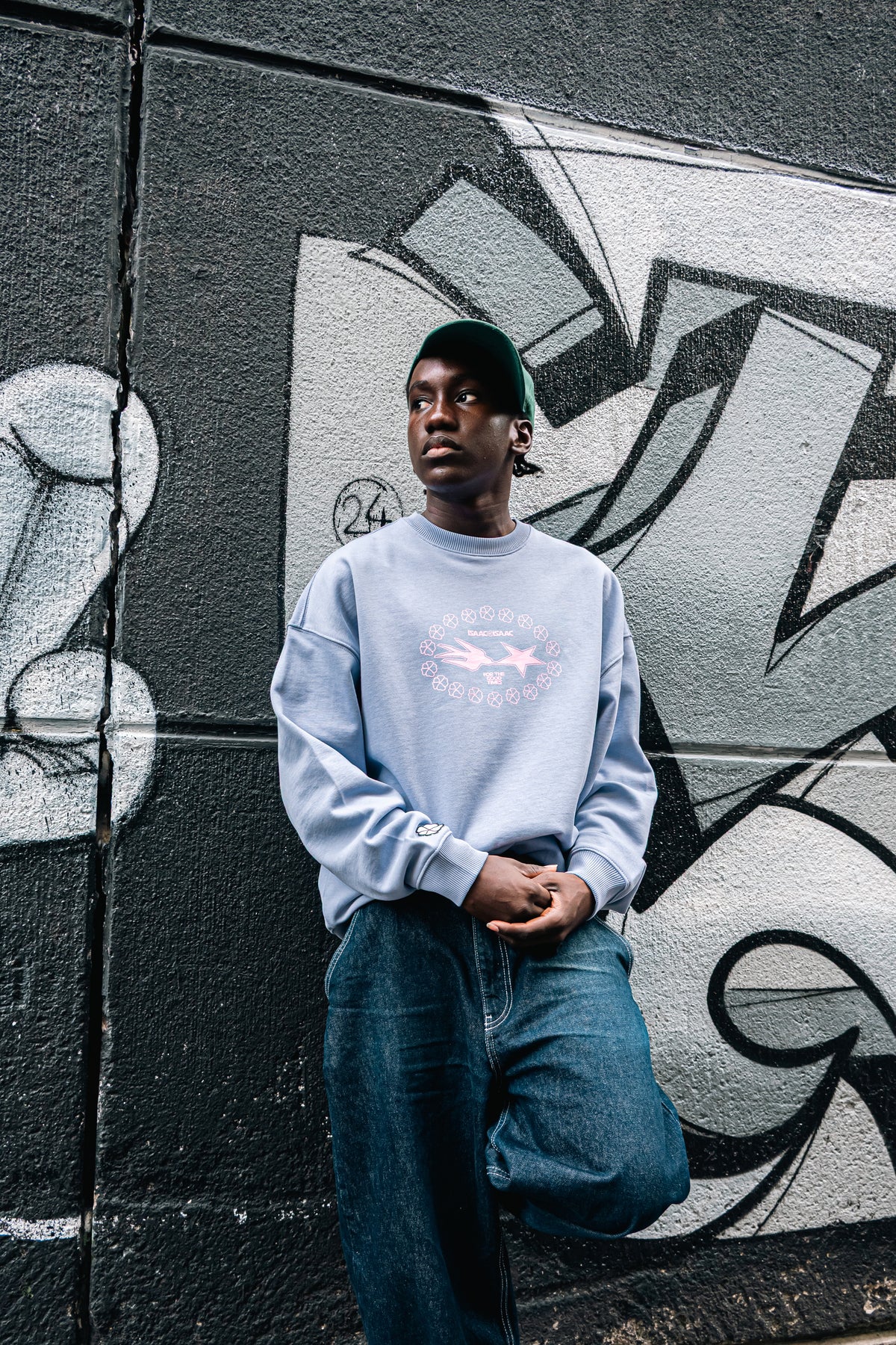 Crew neck violet Crown