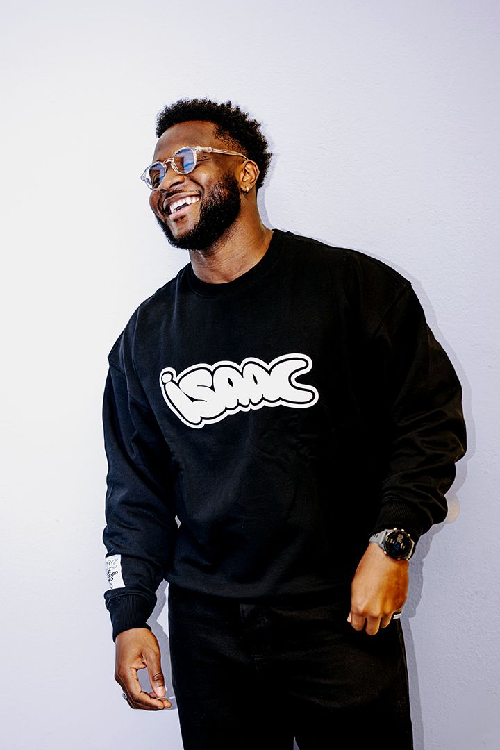 Crew Neck Oversize Black & White