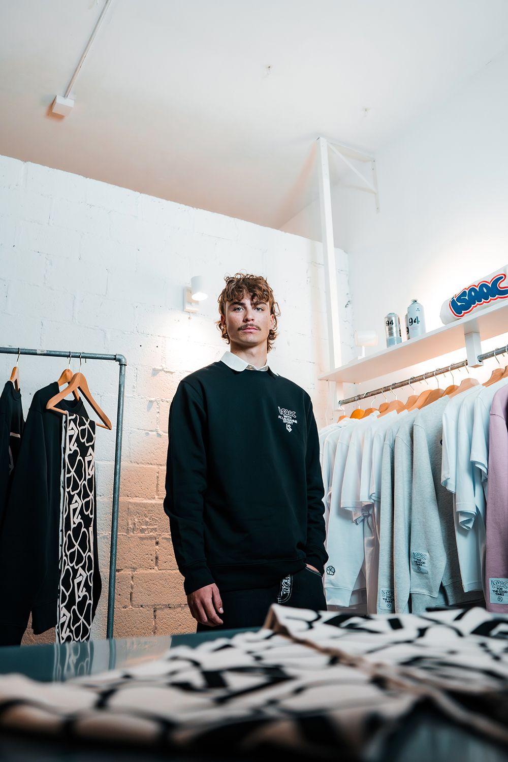 Crew Neck LS X ISAAC-ISAAC