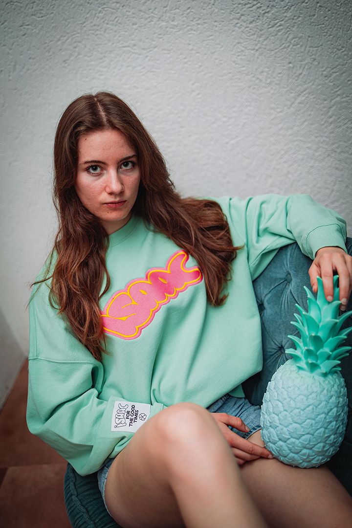 Crew Neck Oversize Jade