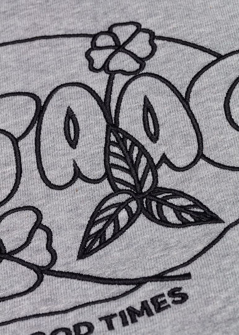 Hoodie gris zip original for the loom