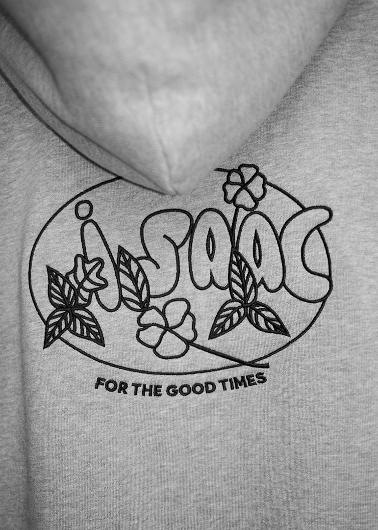 Hoodie gris zip original for the loom